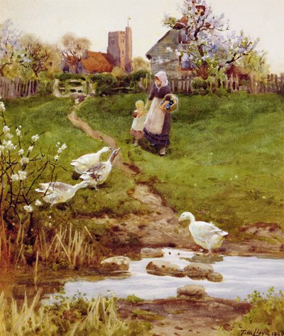 Retur hjem, 1894 av Thomas James Lloyd
