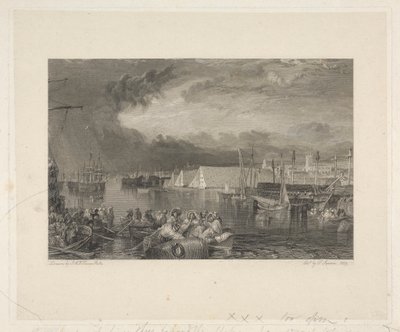 Devonport og Dockyard, Devonshire av Thomas Jeavons