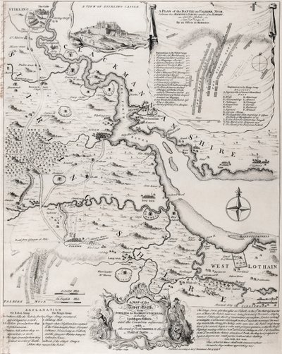 Slaget ved Falkirk, 28. januar 1746 av Thomas Jefferys