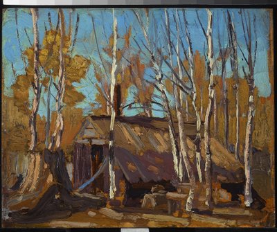 Shack in the North Country, 1914 (olje på trepanel) av Tom Thomson