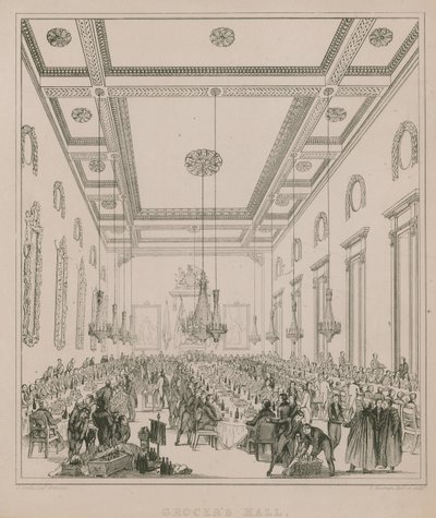 Grocers Hall, London gravering av Thomas Kearnan