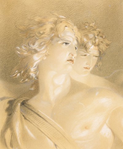Ange dechu - Satan som en fallen engel av Lawrence, Sir Thomas av Thomas Lawrence