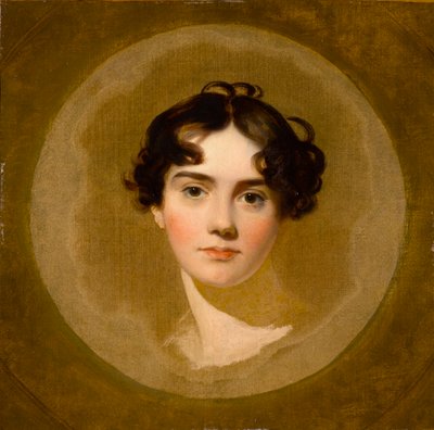 Head of a Girl, slutten av 1700-begynnelsen av 1800-tallet (olje på lerret) av Thomas Lawrence