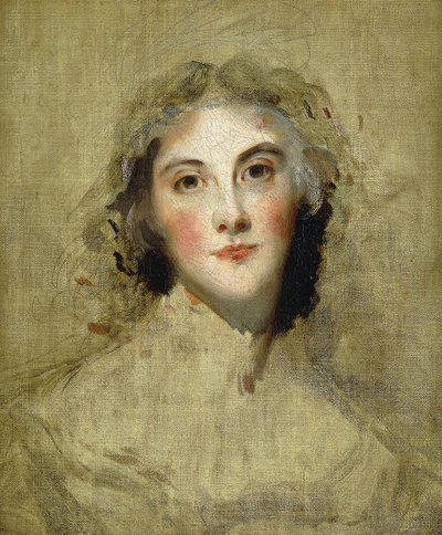 Hodet til en dame, av Thomas Lawrence