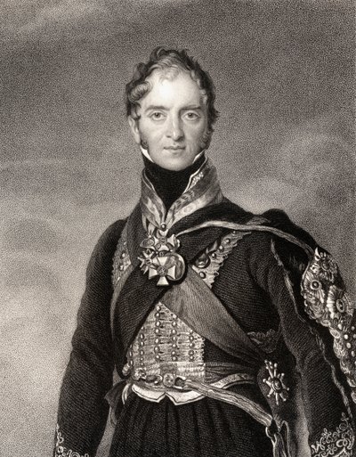 Henry William Paget, 1st Marquess of Anglesey, gravert av Samuel Freeman (1773-1857) av Thomas Lawrence