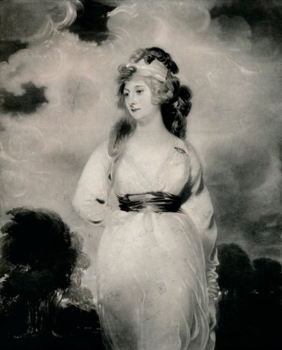 Lady Amelia Anne Hobart, Vicountess Castlereagh, Marchioness of Londonderry, c1800, 1 av Thomas Lawrence