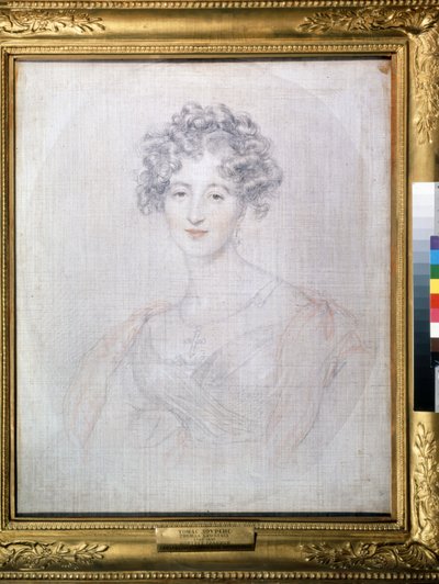 ""Portrett av grevinne Elisabeth (Elizaveta) Vorontsova (1792-1856)"" Pennetegning av Thomas Lawrence (1769-1830) 1821 Pushkin-museet, Moskva av Thomas Lawrence