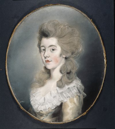 Portrett av Georgiana Spencer (pastell på papir) av Thomas Lawrence