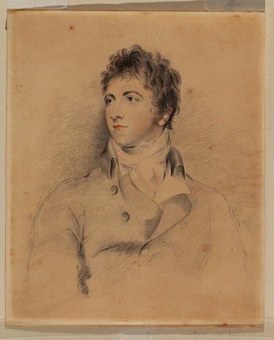 Portrett av Isaac Cuthbert (blyant på papir) av Thomas Lawrence