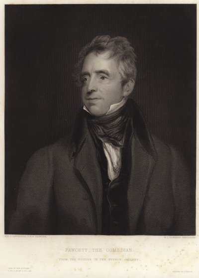 Portrett av John Fawcett av Thomas Lawrence