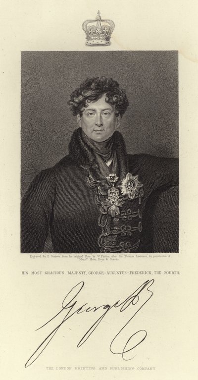 Portrett av kong George IV av Thomas Lawrence