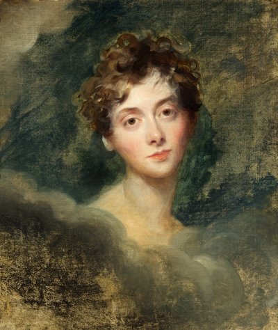 Portrett av Lady Caroline Lamb (1785-1828) ca. 1827 (olje på lerret) av Thomas Lawrence