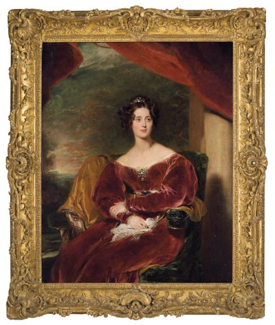 Portrett av Mary, grevinne av Wilton, 1829 av Thomas Lawrence