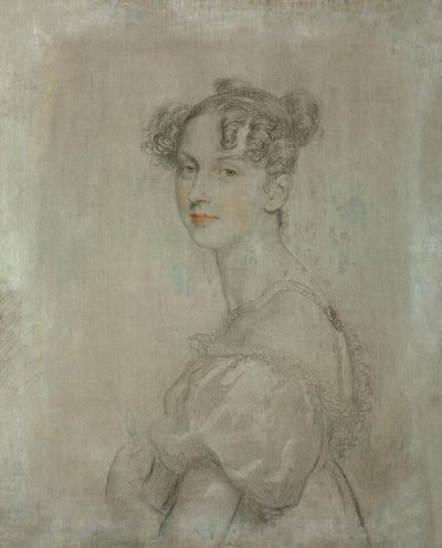 Portrett av prinsesse Dorothea von Lieven (Daria Khristoforovna Lieven), født Benckendorff (1785-1857), ca. 1812 (blyant, sangvinsk og hvit farge på lerret) av Thomas Lawrence