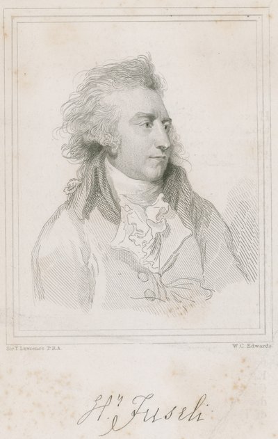 Portrett av den sveitsiske maleren Henry Fuseli av Thomas Lawrence