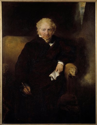 Portrett av maleren Henri Fussli (eller Fuseli) (1741-1825) Maleri av Sir Thomas Lawrence (1769-1830) 1800-tallet Søn. 1042x1,09 m Bayonne, Musee Bonnat av Thomas Lawrence