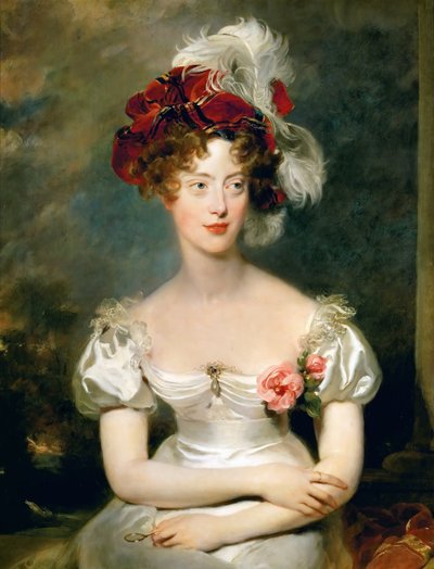 Prinsesse Caroline av Napoli og Sicilia 1798-1870, hertuginne de Berry av Thomas Lawrence