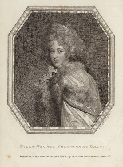 Høyre ærede grevinne av Derby av Thomas Lawrence