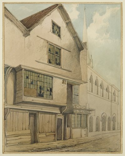 46 Baldwin Street (akvarell på papir) av Thomas Leeson the Elder Rowbotham
