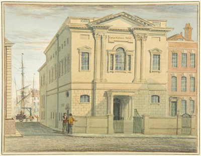 Assembly Rooms, Prince Street (akvarell på papir) av Thomas Leeson the Elder Rowbotham