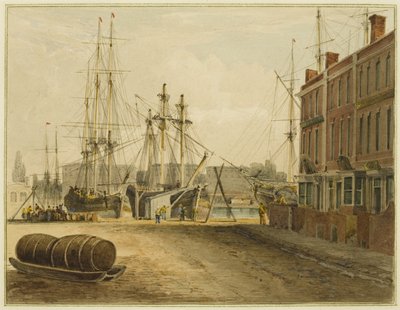 Sørenden av Prince's Street av Thomas Leeson the Elder Rowbotham