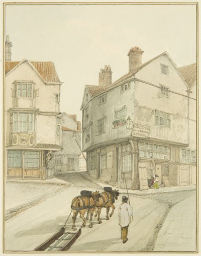 Hjørnet av Castle Green av Thomas Leeson the Elder Rowbotham