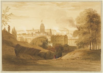 Utsikt fra Bath Road, nær Wells, Totterdown av Thomas Leeson the Elder Rowbotham