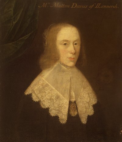 Fru Anne Davies fra Gwysaney, c1630. av Thomas Leigh
