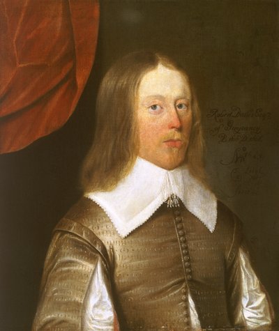 Robert Davies av Gwysaney 1616-1666, 1643. av Thomas Leigh