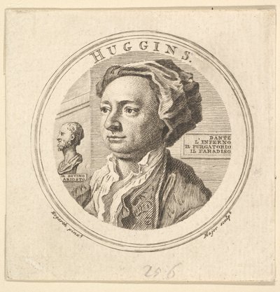 Portrett av William Huggins, oversetter av Ariosto, 1760. av Thomas Major