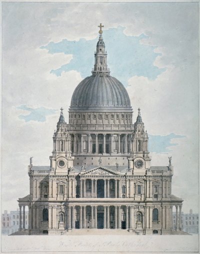 Vest foran St Paul