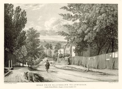 Vei fra Blackheath til Lewisham, London av Thomas Mann Baynes