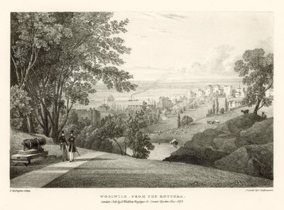 Woolwich fra Rotunda, London av Thomas Mann Baynes