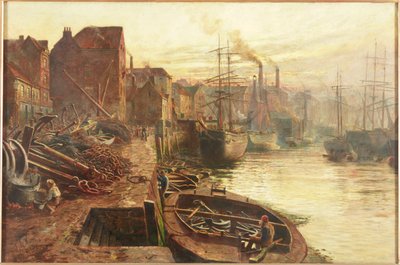 Old Sunderland, 1885 av Thomas Marie Madawaska Hemy