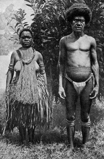 Sorg over de døde vist av hampegrimer, New Guinea, 1922 av Thomas McMahon