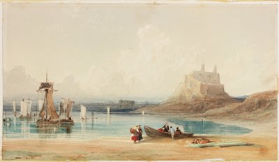 Holy Island (akvarell på papir) av Thomas Miles Richardson