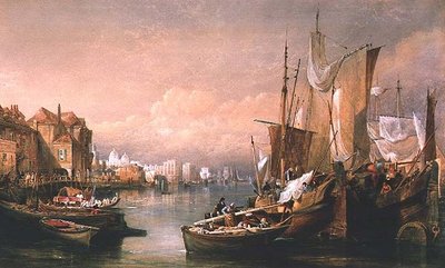 Themsen ved Greenwich av Thomas Miles Richardson