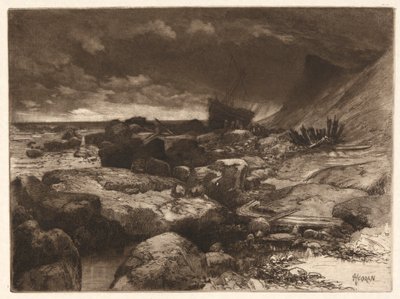 Et vrak av Thomas Moran
