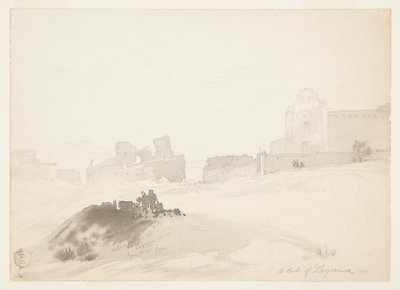 Baking Pottery i Laguna, New Mexico av Thomas Moran