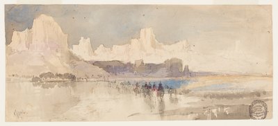 Canyon of the Rio Virgin, Sør-Utah av Thomas Moran