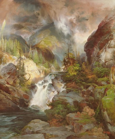Barn av fjellet, 1867 av Thomas Moran