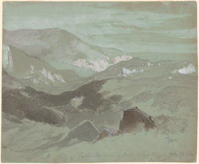 Cliffs of Ecclesbourne nær Hastings av Thomas Moran