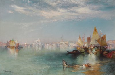 Canal Grande, Venezia, 1901 av Thomas Moran