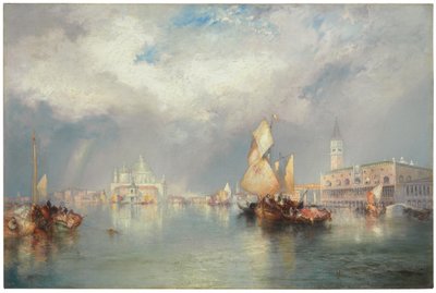 Canal Grande, Venezia, 1905 av Thomas Moran