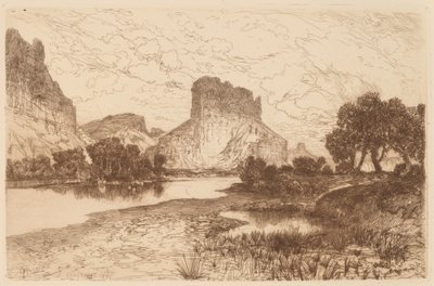 Green River, Wyoming-territoriet av Thomas Moran