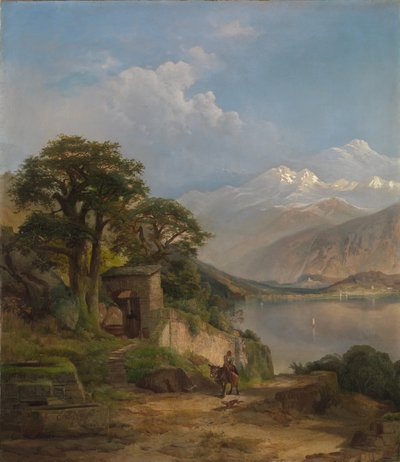 Comosjøen, 1867 av Thomas Moran