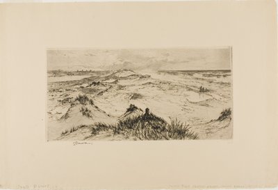 Ser over sanddynene - Easthampton av Thomas Moran