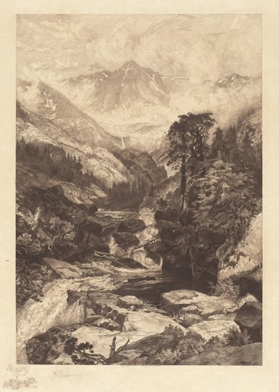 Mountain of the Holy Cross, Colorado av Thomas Moran
