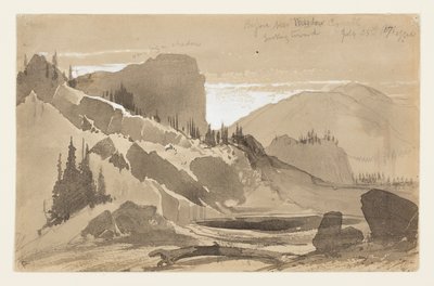 Nær Meadow Creek, Utah av Thomas Moran