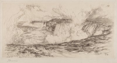 Niagara - Fra den kanadiske siden av Thomas Moran